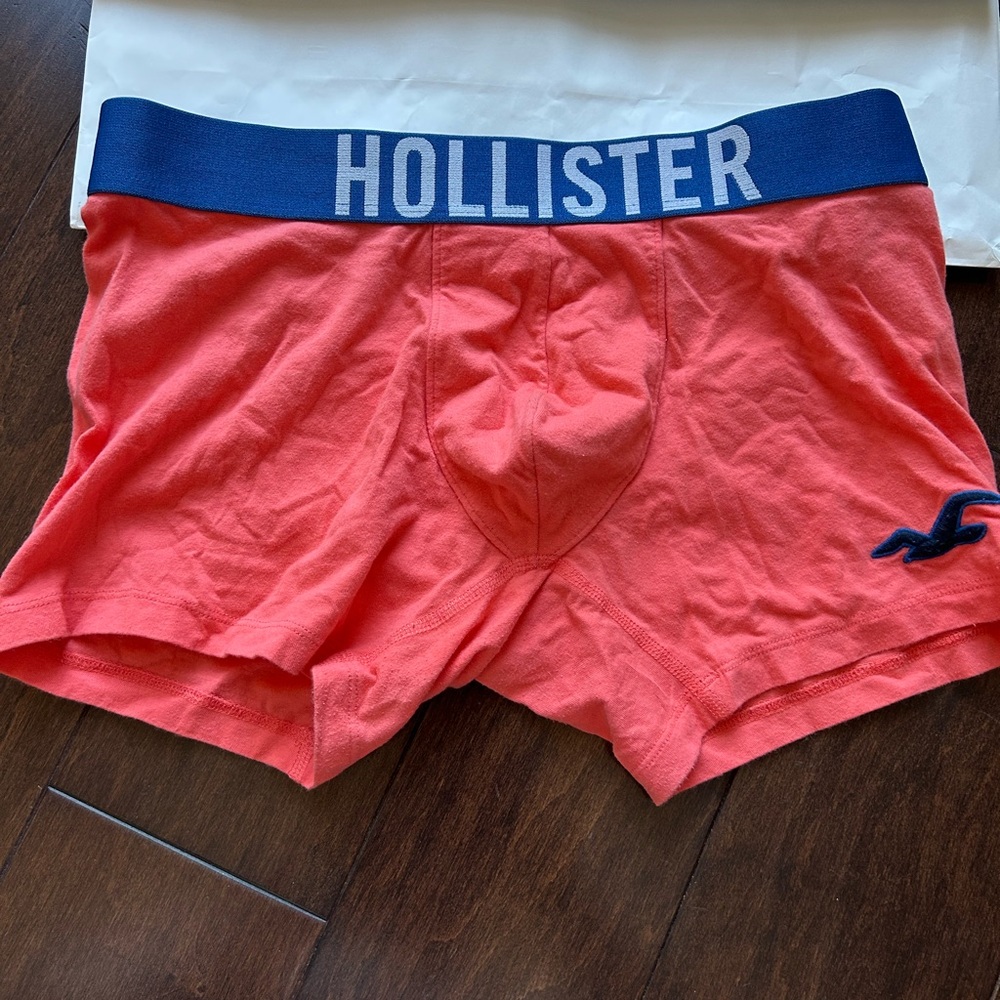 Hollister cotton body define  low rise  Trunk - blue /orange stretch soft